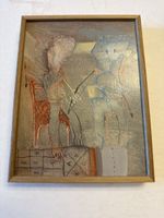 MAZLiAH Gilbert huile « deux enfants jouant